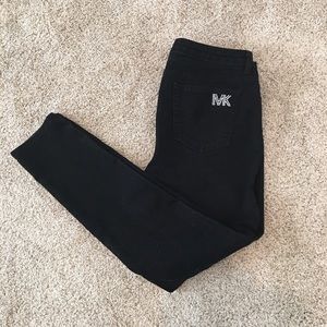 Michael Kors MK Pocket BLING Black Skinny Jeans
